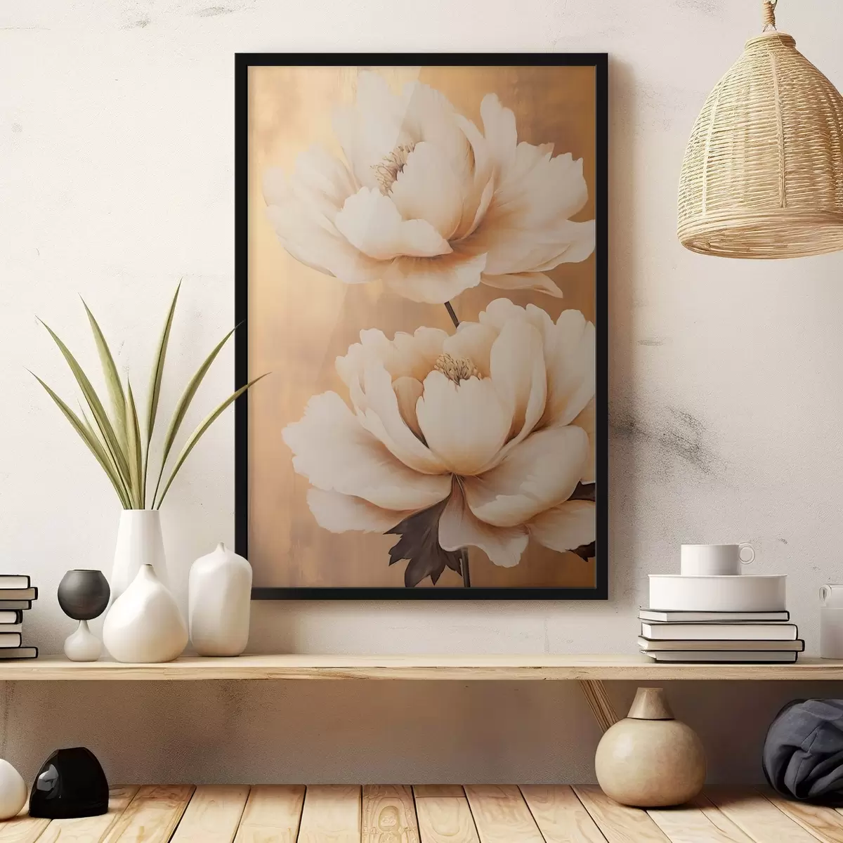 Plakat Piwonie f45956