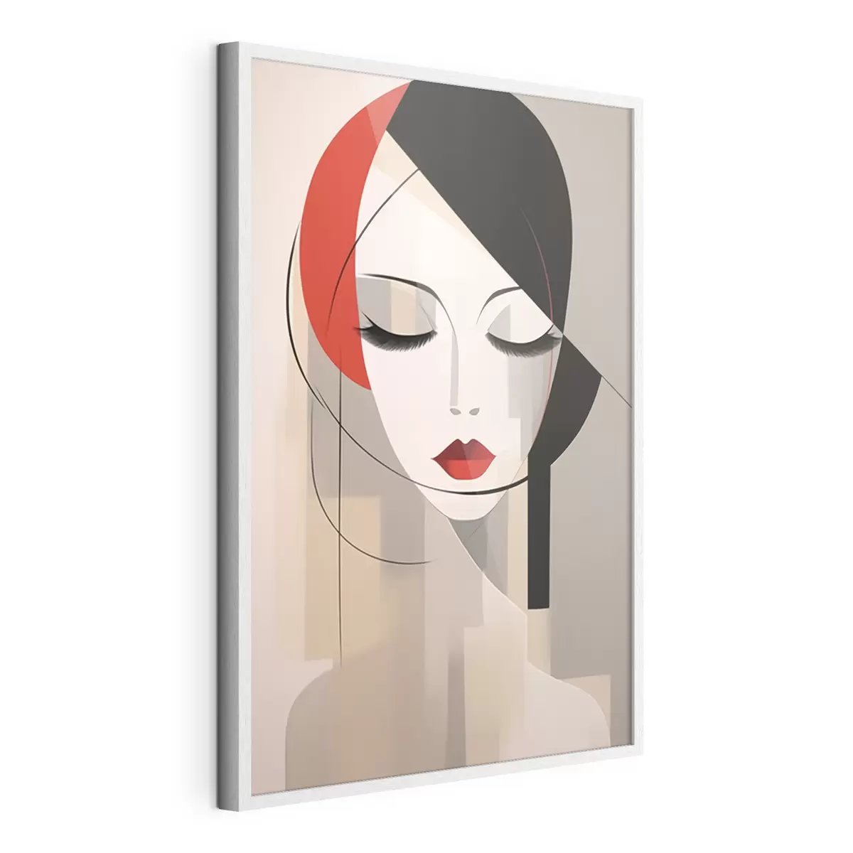 Plakat Abstrakcyjny portret kobiety f45965