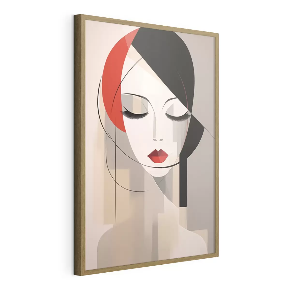 Plakat Abstrakcyjny portret kobiety f45965