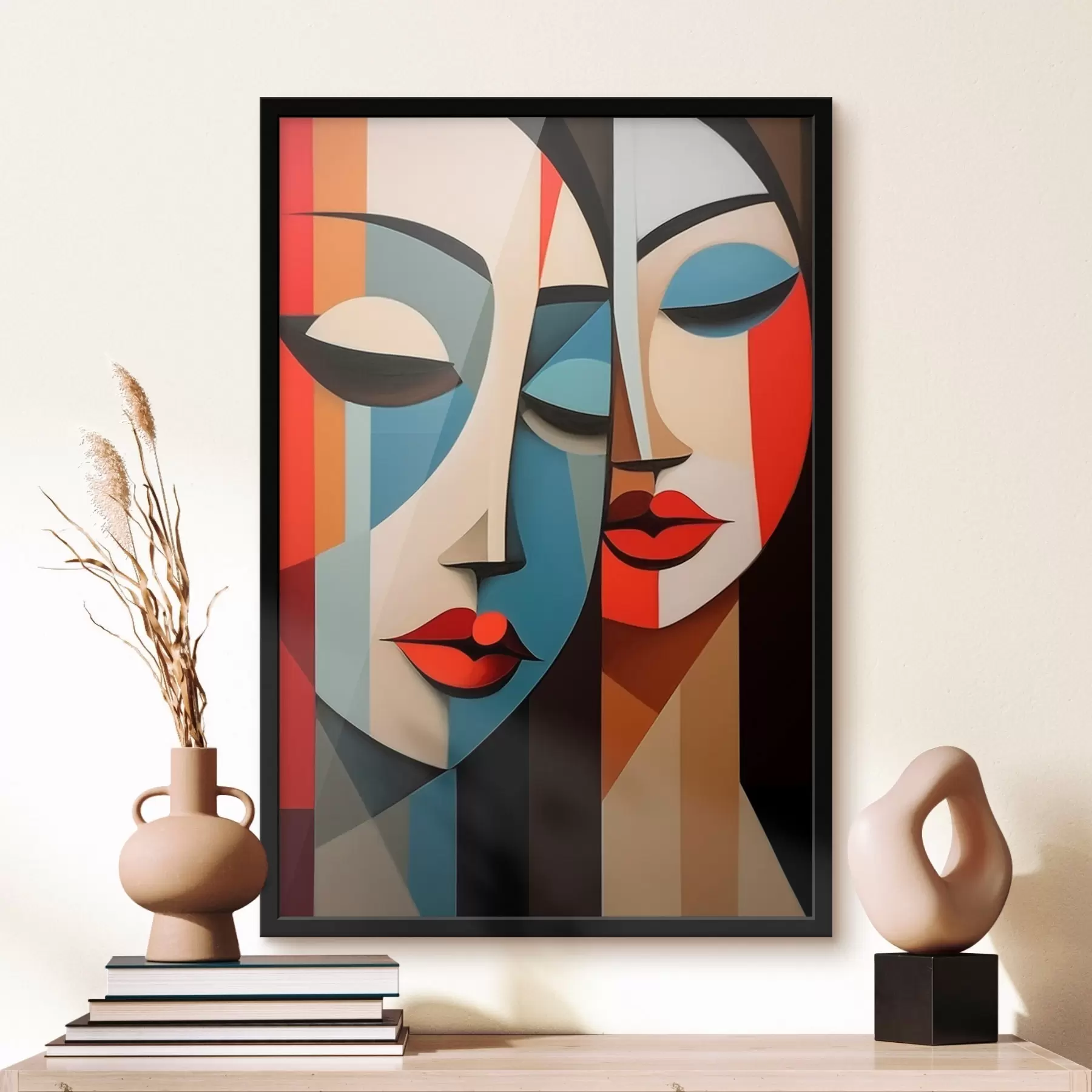 Fototapeta Geometryczny portret kobiety f45966