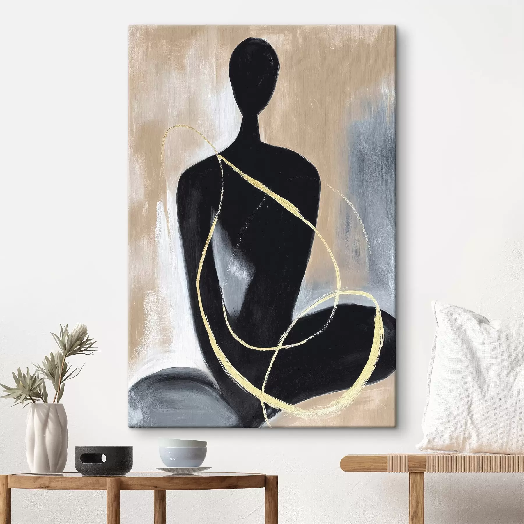 Obraz Abstrakcyjna sylwetka s45985