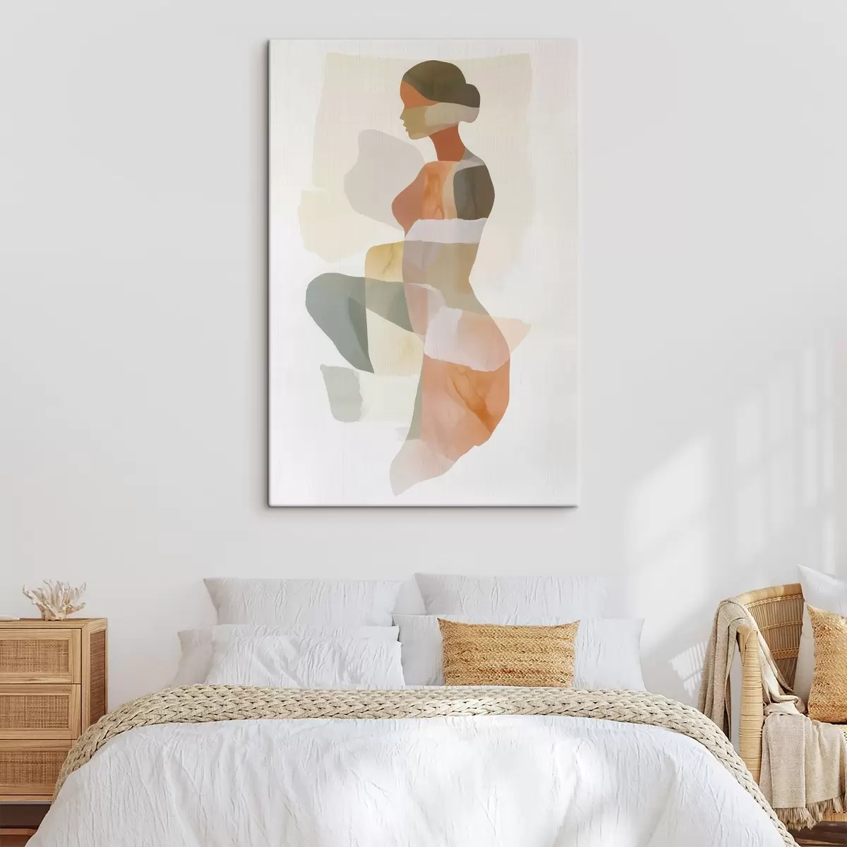 Obraz Abstrakcyjna sylwetka kobiety s45992