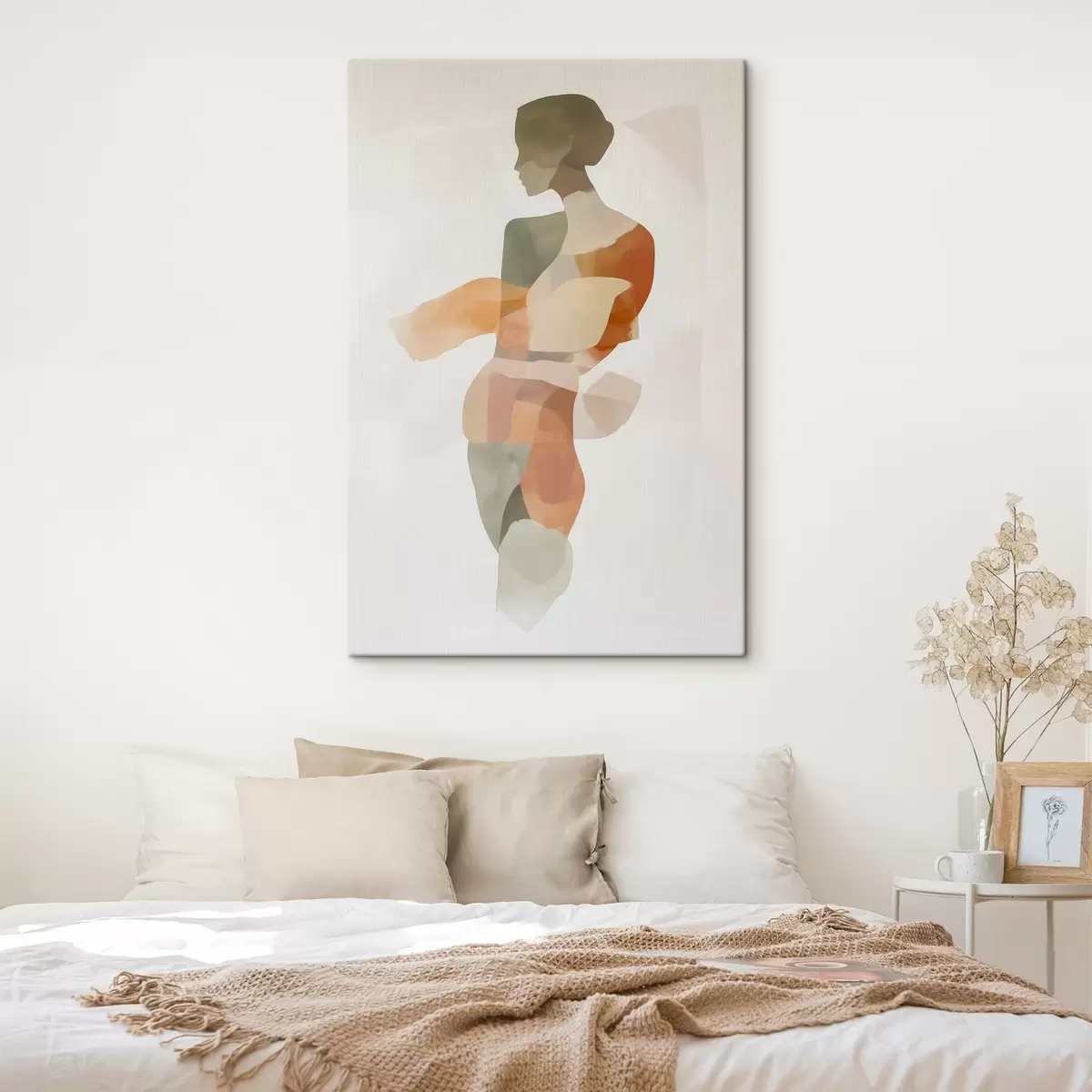 Obraz Abstrakcyjna sylwetka kobiety s45993