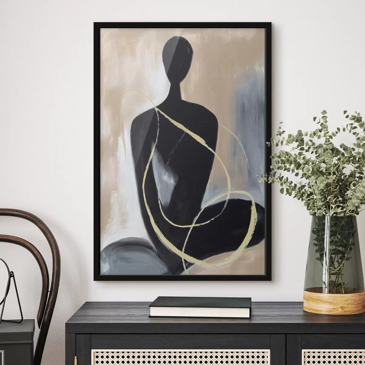 Plakat Abstrakcyjna sylwetka f45985