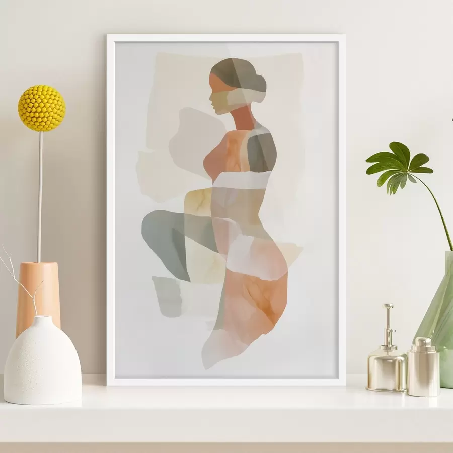 Fototapeta Abstrakcyjna sylwetka kobiety f45992