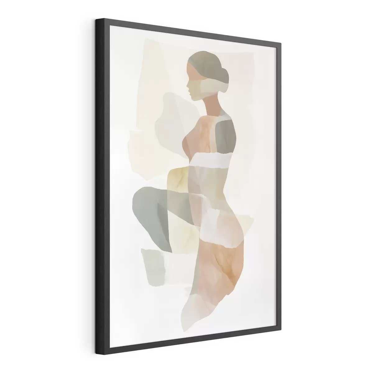 Plakat Abstrakcyjna sylwetka kobiety f45992