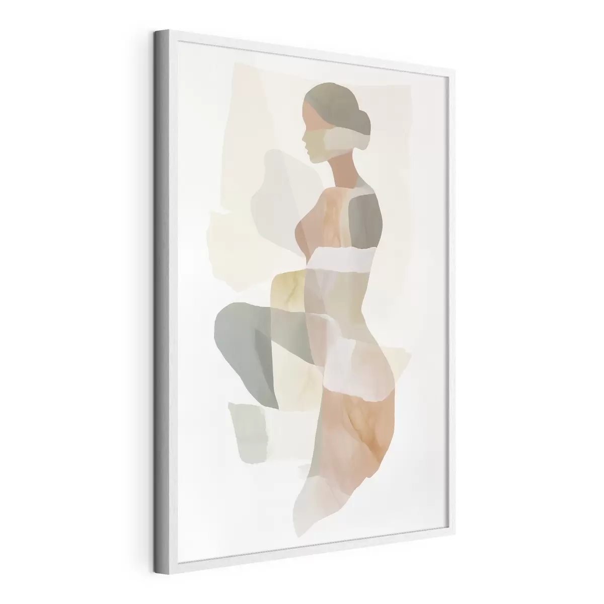 Plakat Abstrakcyjna sylwetka kobiety f45992