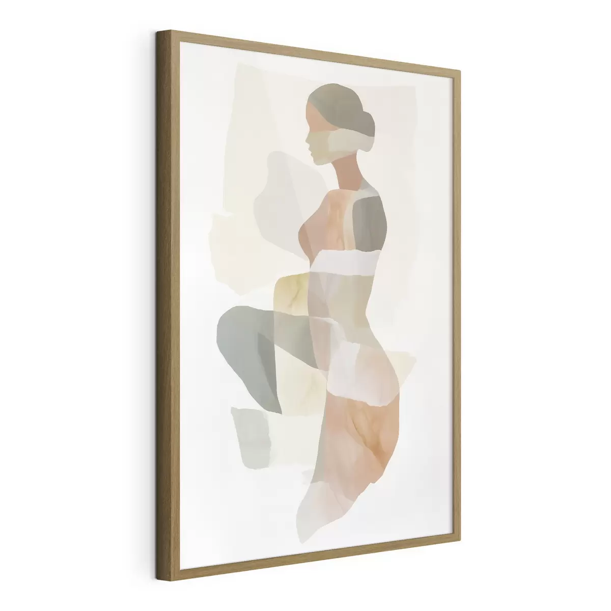 Plakat Abstrakcyjna sylwetka kobiety f45992