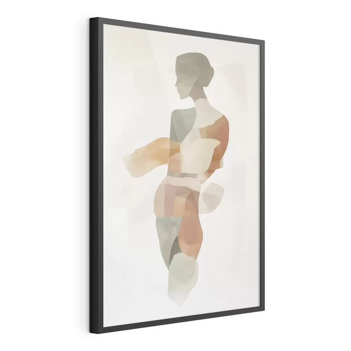 Plakat Abstrakcyjna sylwetka kobiety f45993