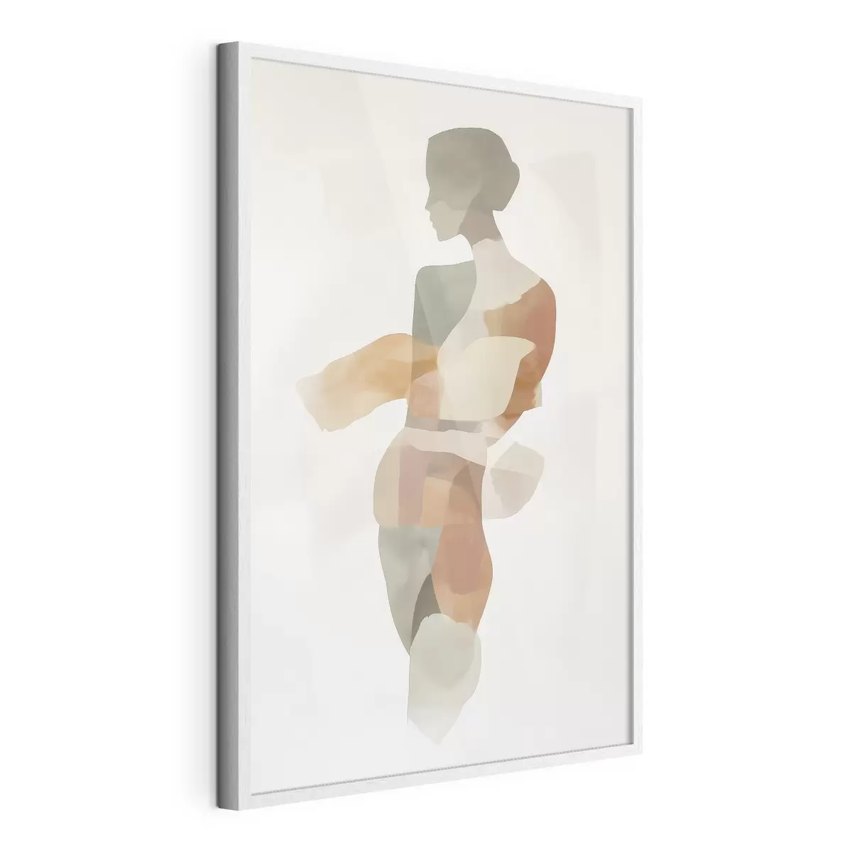Plakat Abstrakcyjna sylwetka kobiety f45993