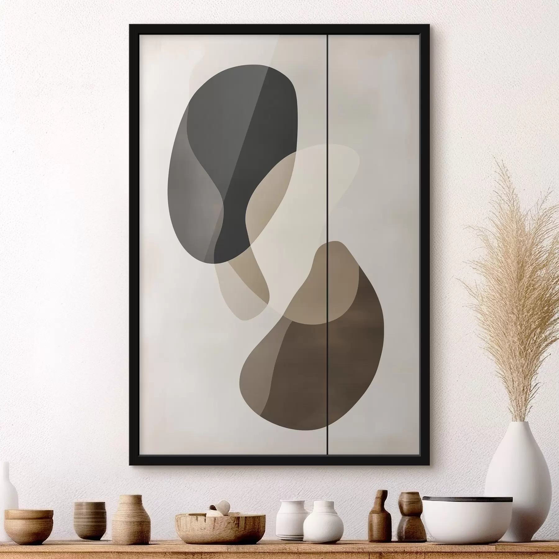 Fototapeta Pływające abstrakcyjne kształty f45994