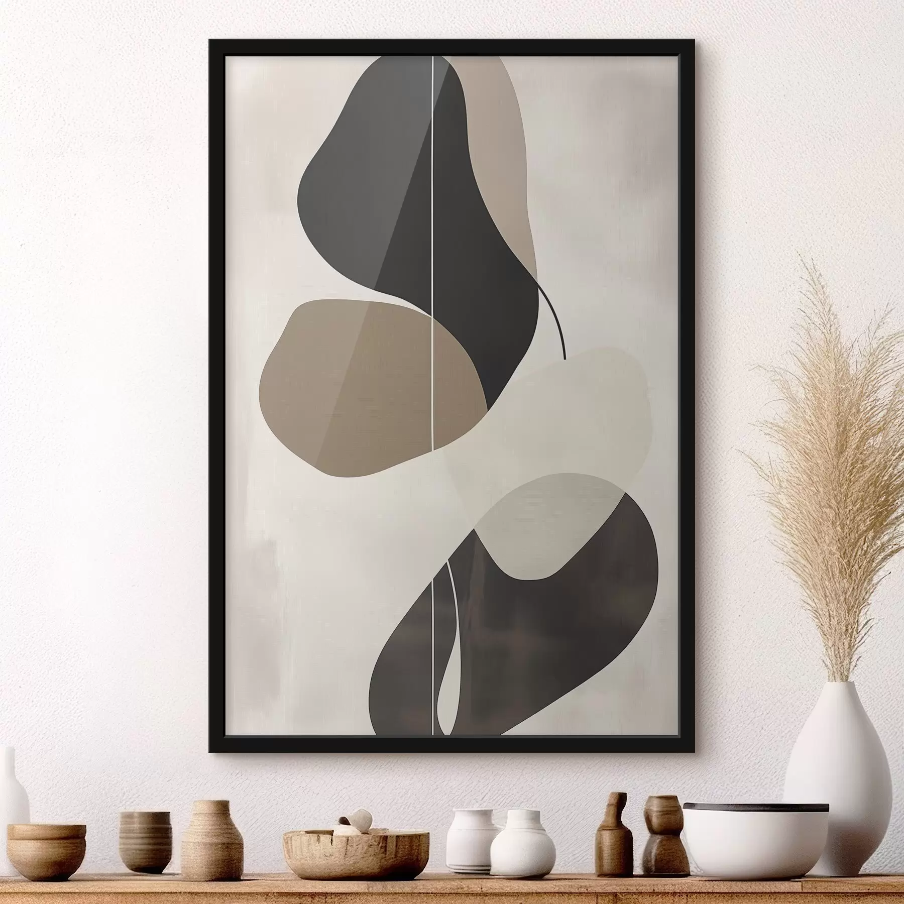 Fototapeta Pływające abstrakcyjne kształty f45995