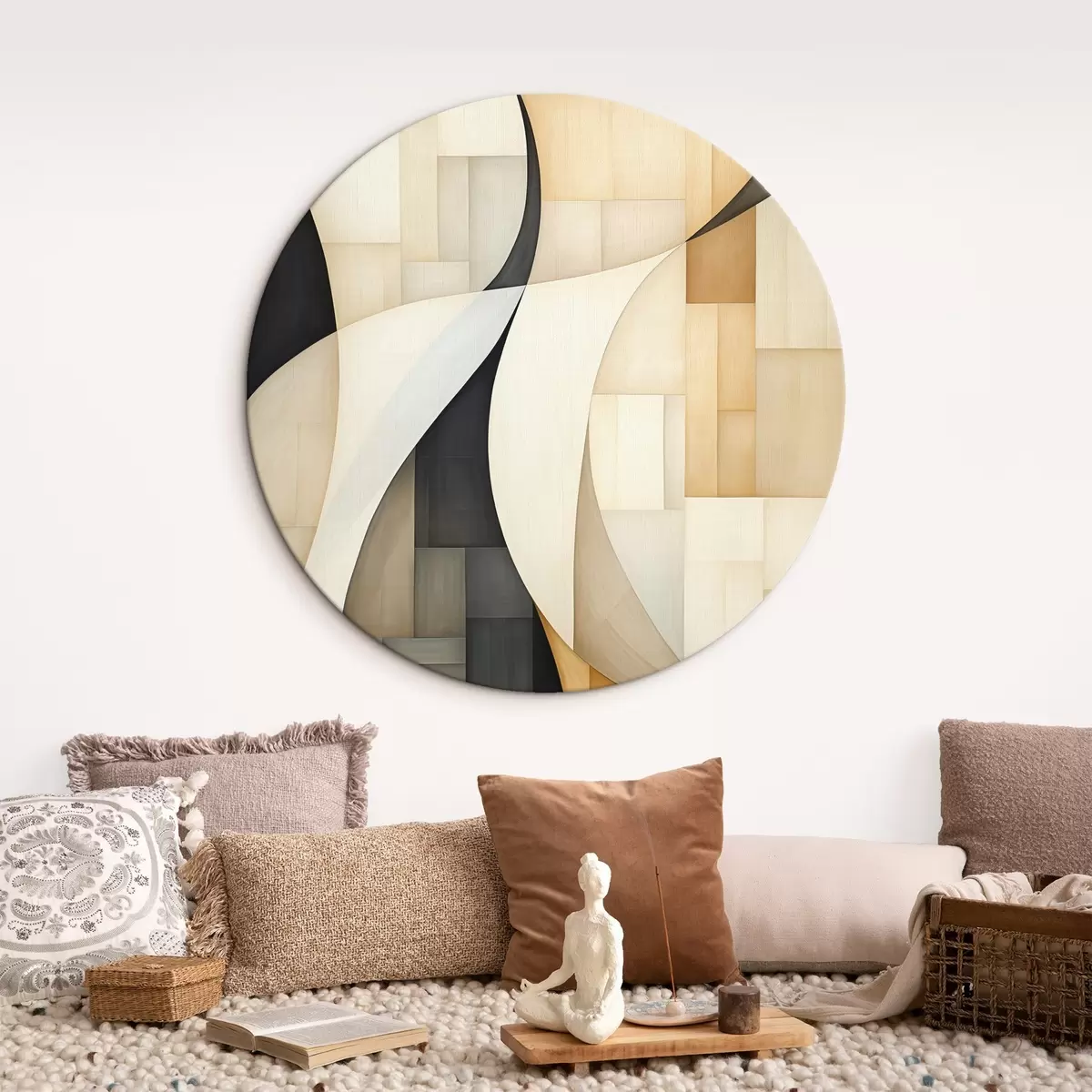 Okrągłe obrazy Abstrakcja r46007