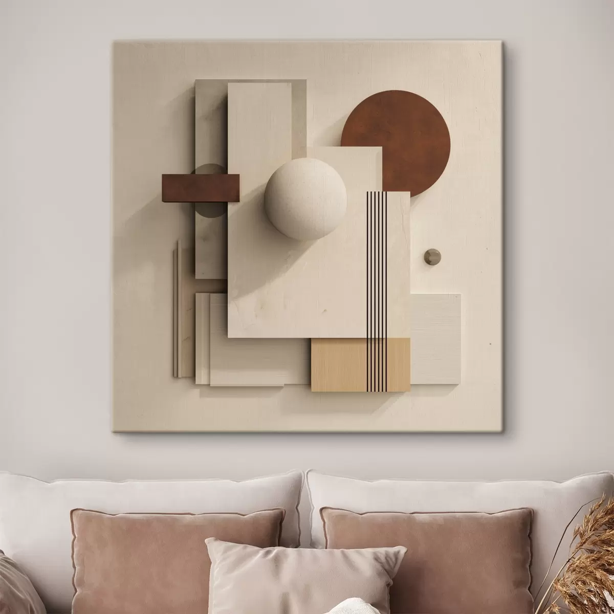 Obraz Geometria spokoju w stylu nowoczesnego minimalizmu s45856