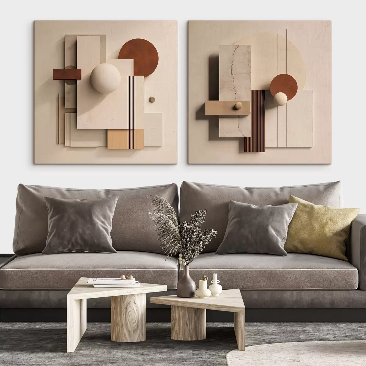Obraz Geometria i abstrakcja w stylu minimalistycznym m00743