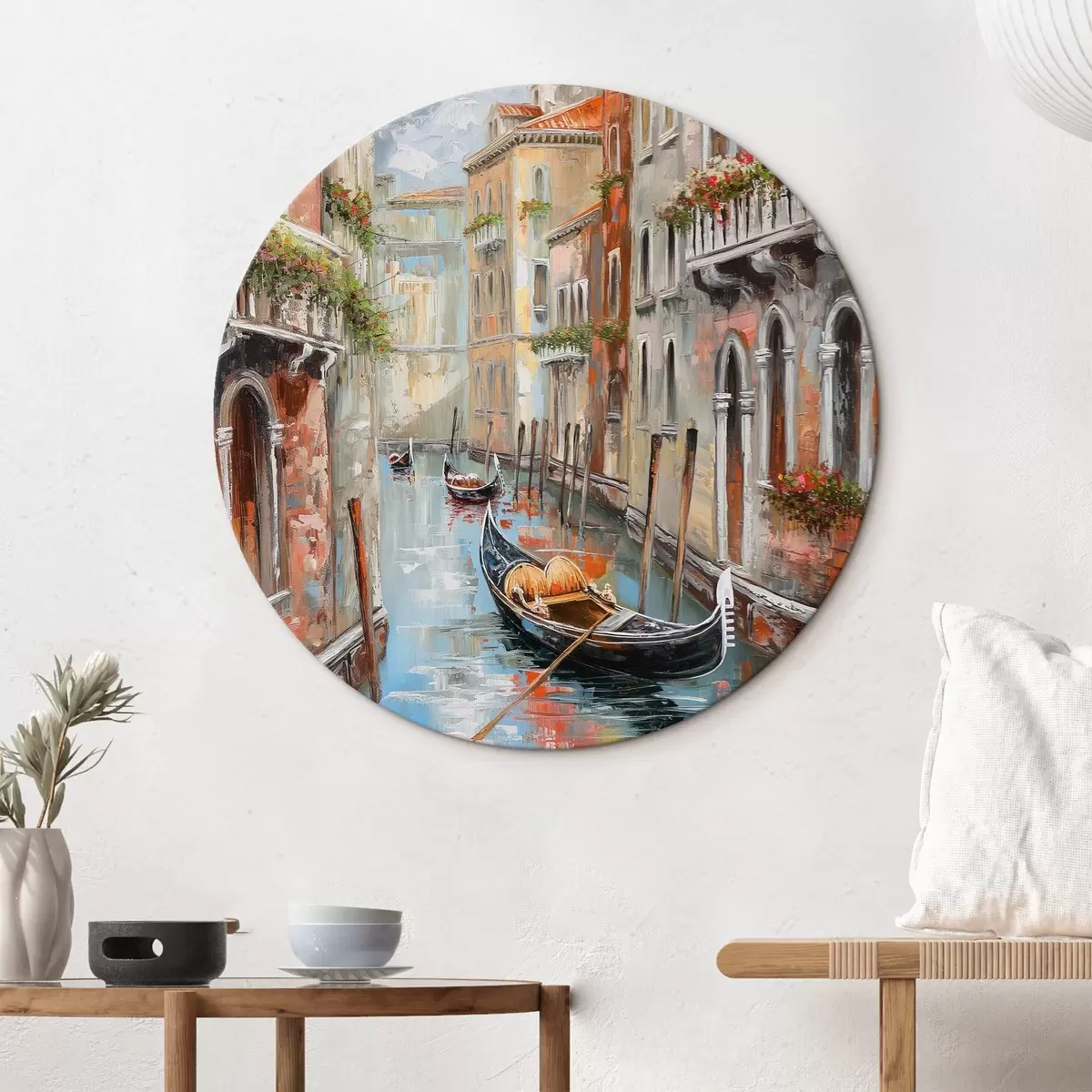 Okrągłe obrazy Kanał r46031