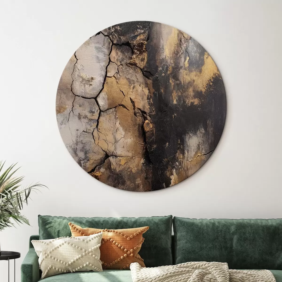Okrągłe obrazy Marmur r46036