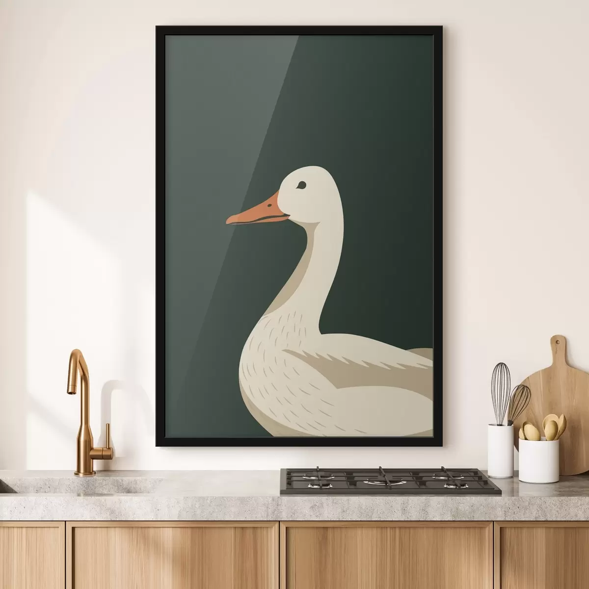 Plakat Gęś f46044