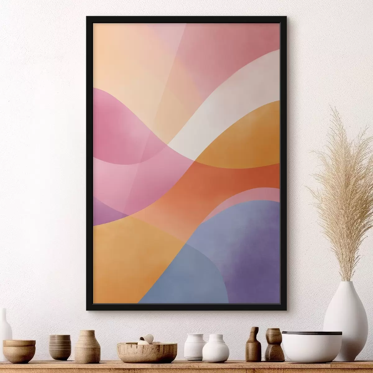 Plakat Płynne kształty f46053