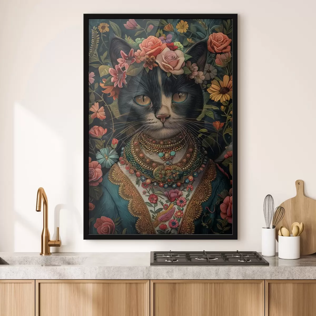Plakat Portret kota f46056