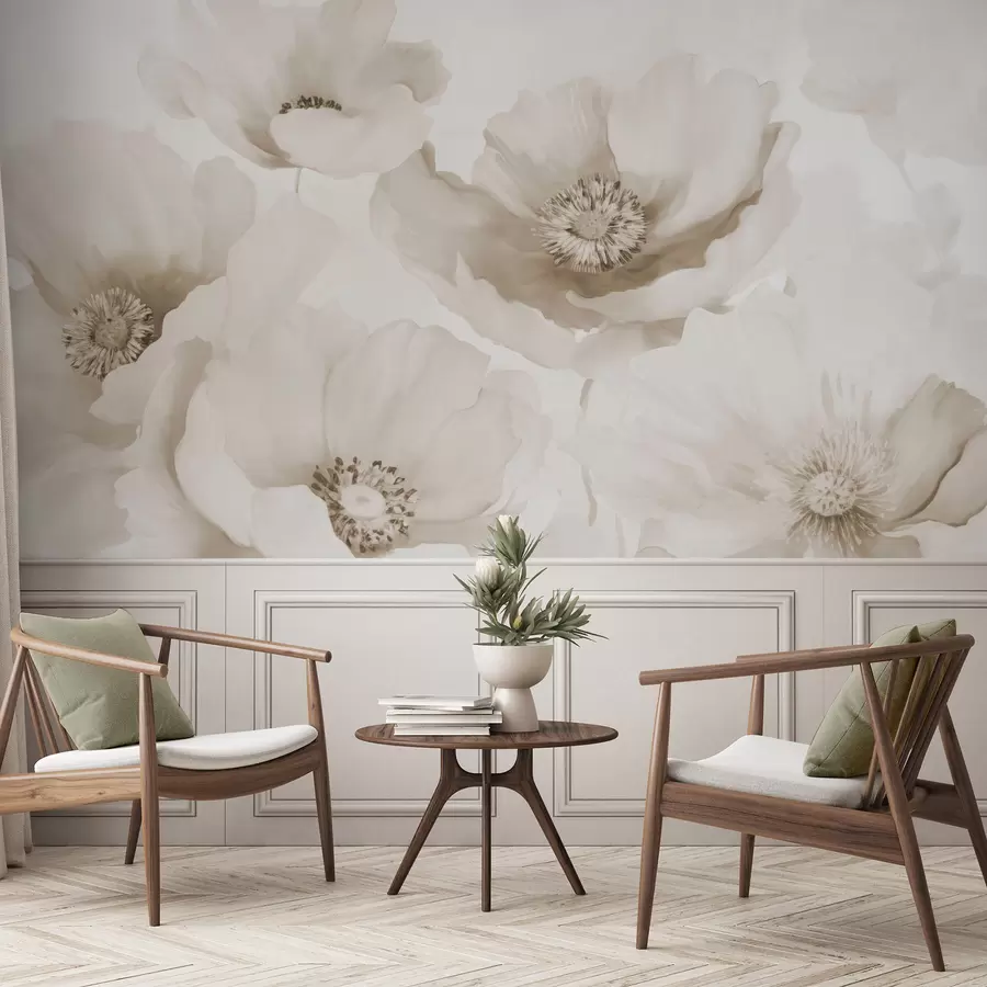 Fototapeta Mak  odcienie beżu w04656v1