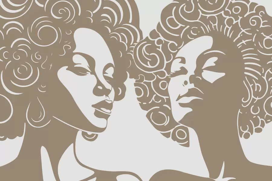 Fototapeta Dwie dziewczyny w04688