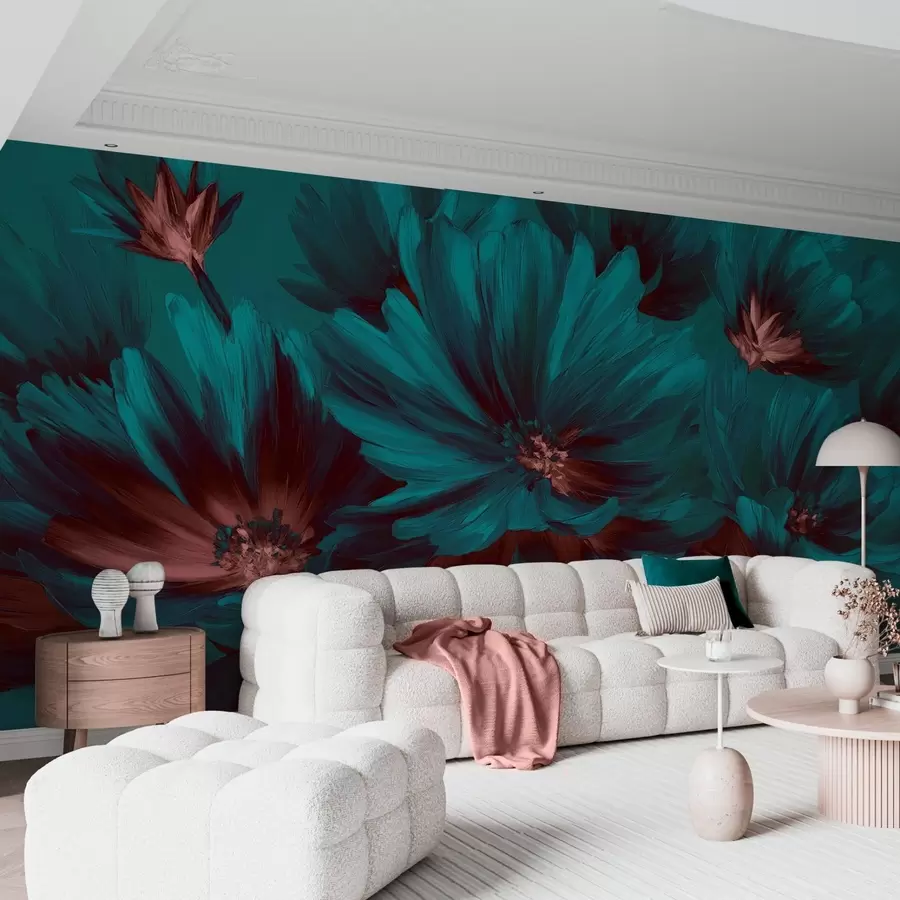 Fototapeta Streszczenie kwiaty w04670v3