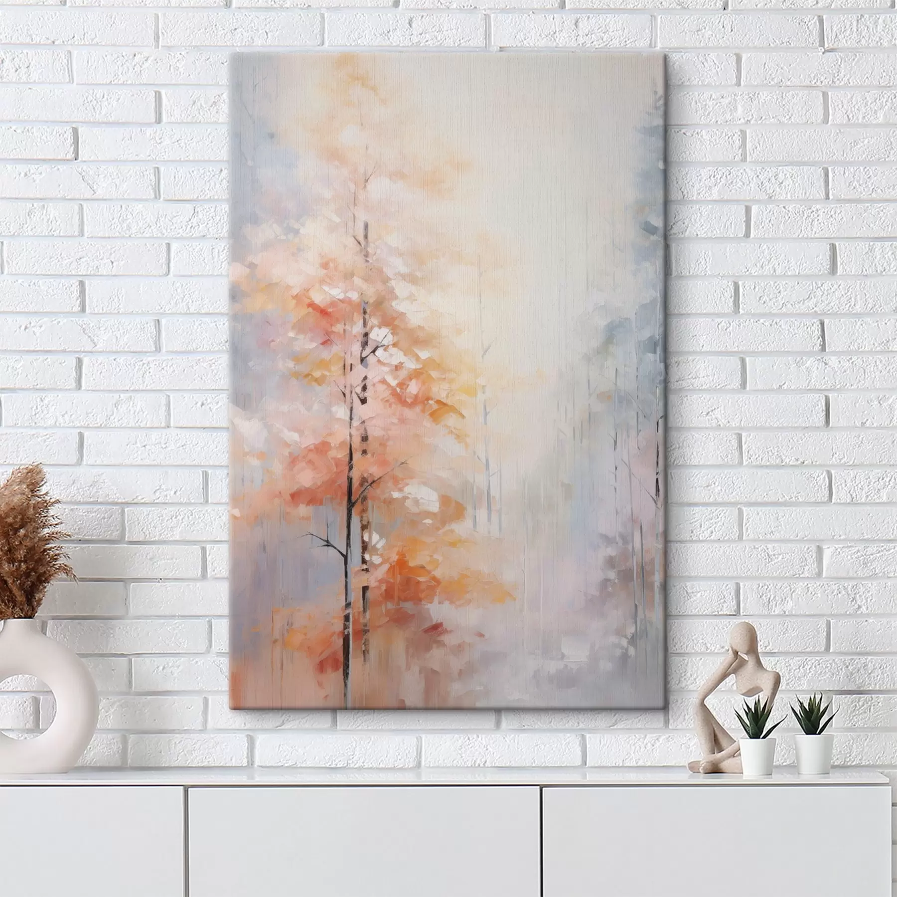 Obraz Jesienny las – obraz imitujący naturę s46122