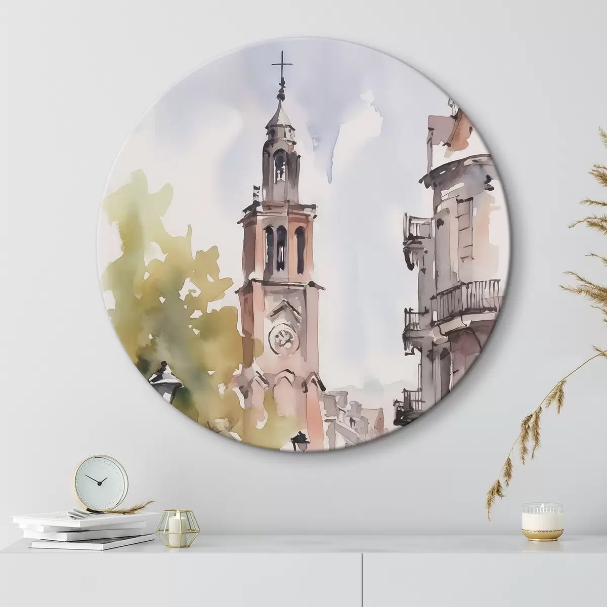Okrągłe obrazy Pejzaż miejski r46121