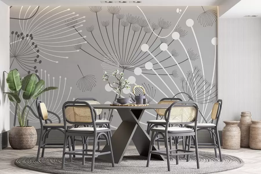 Fototapeta Streszczenie kwiaty w04702v3