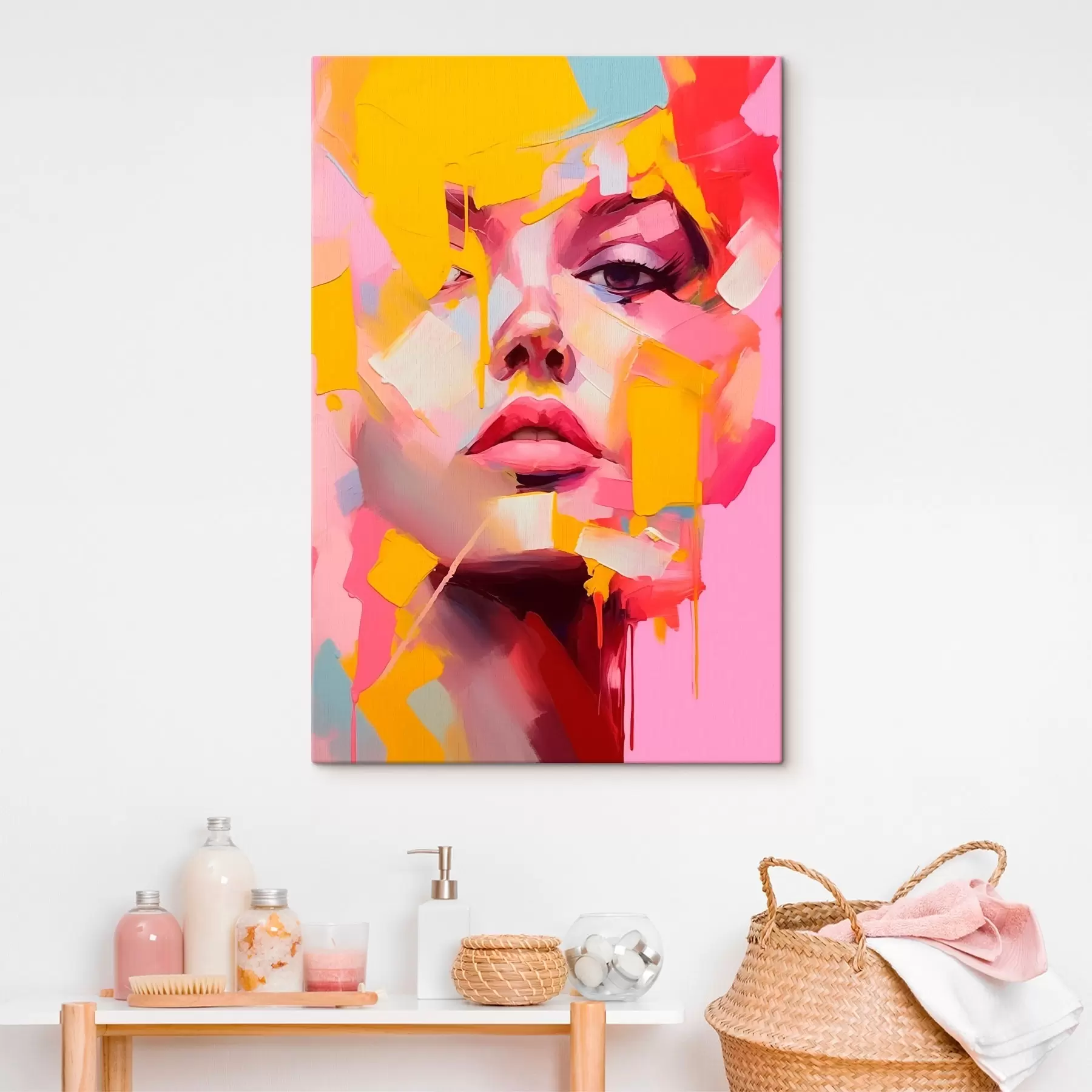 Obraz Abstrakcyjna twarz s46217