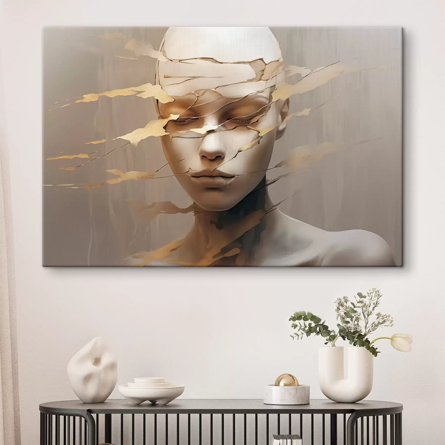 Obraz Złamana twarz s46225