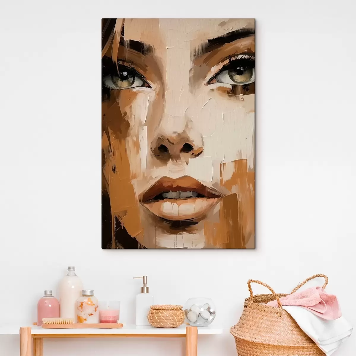 Obraz Abstrakcyjny portret kobiety s46228