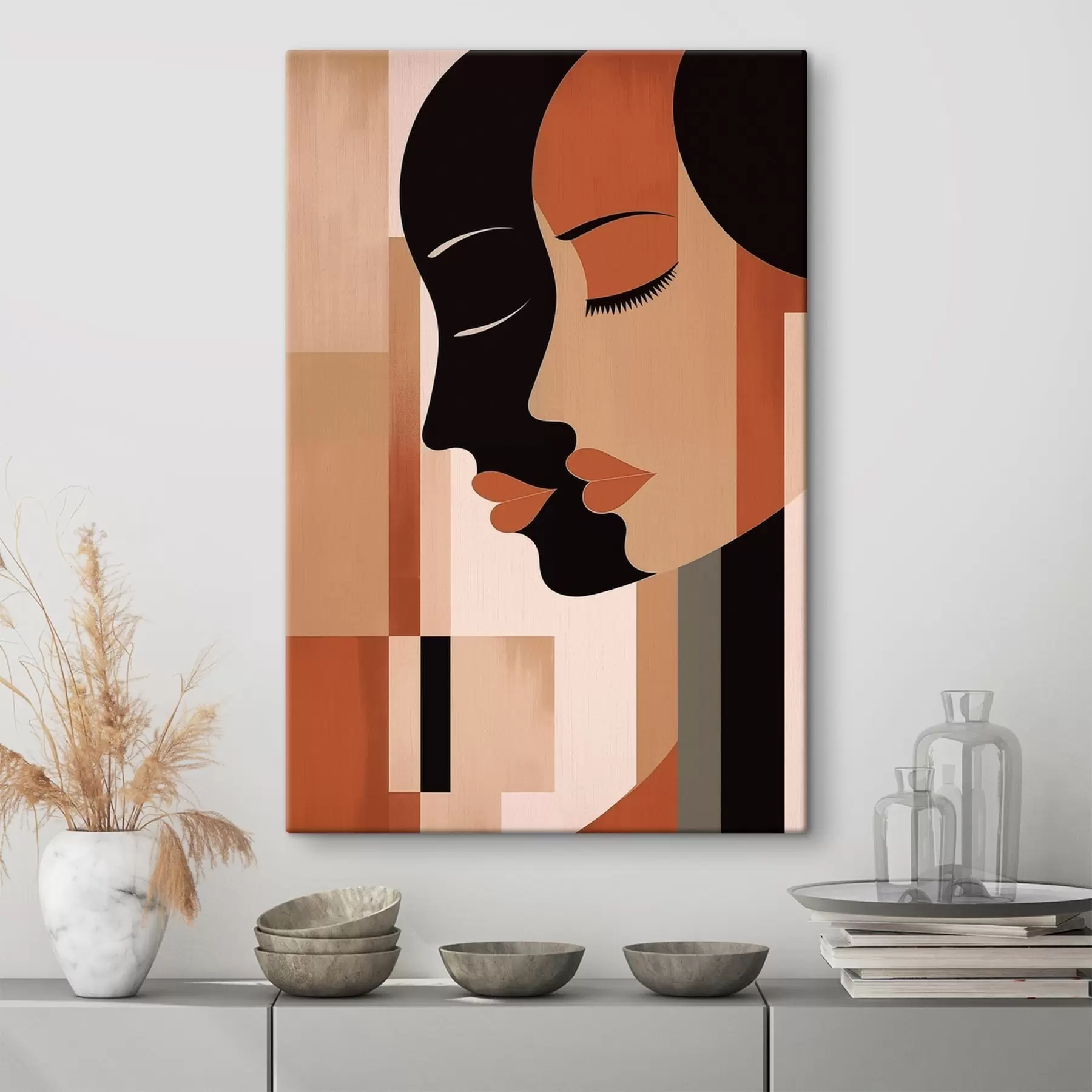 Obraz Abstrakcyjne twarze s46241