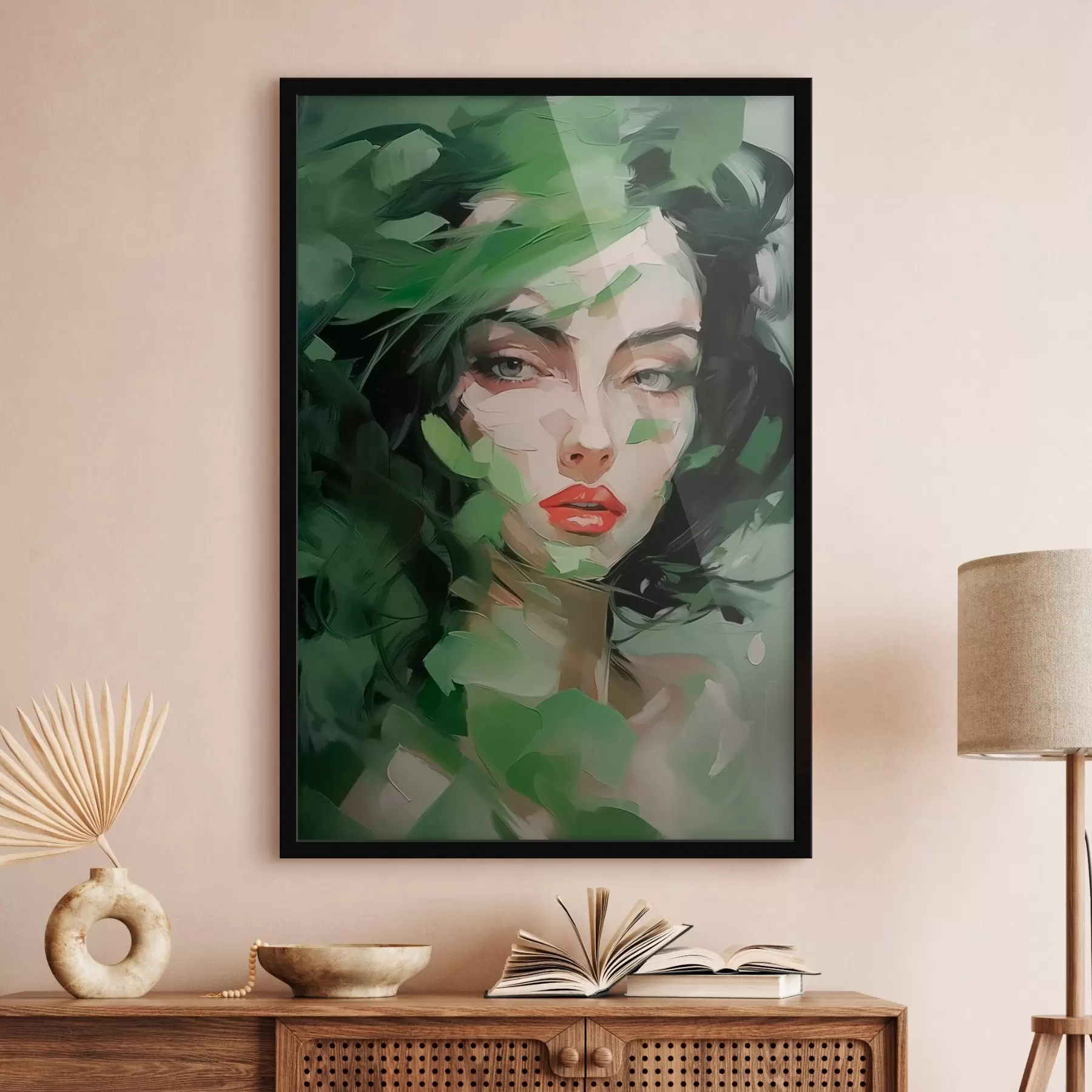 Fototapeta Abstrakcyjny portret kobiety f46224