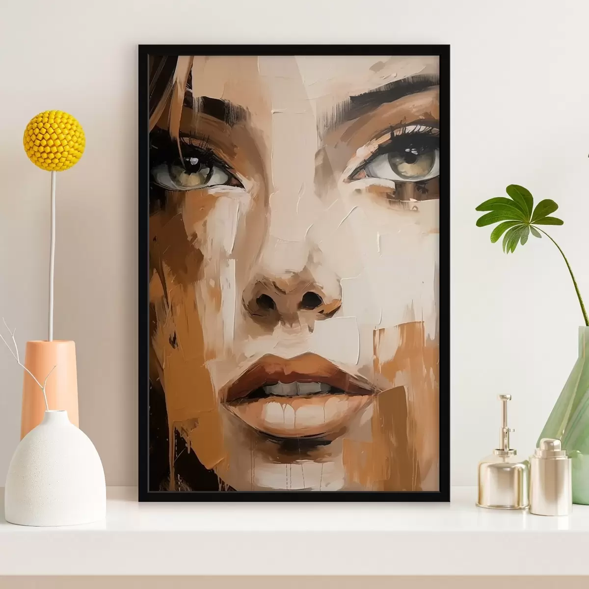 Plakat Abstrakcyjny portret kobiety f46228