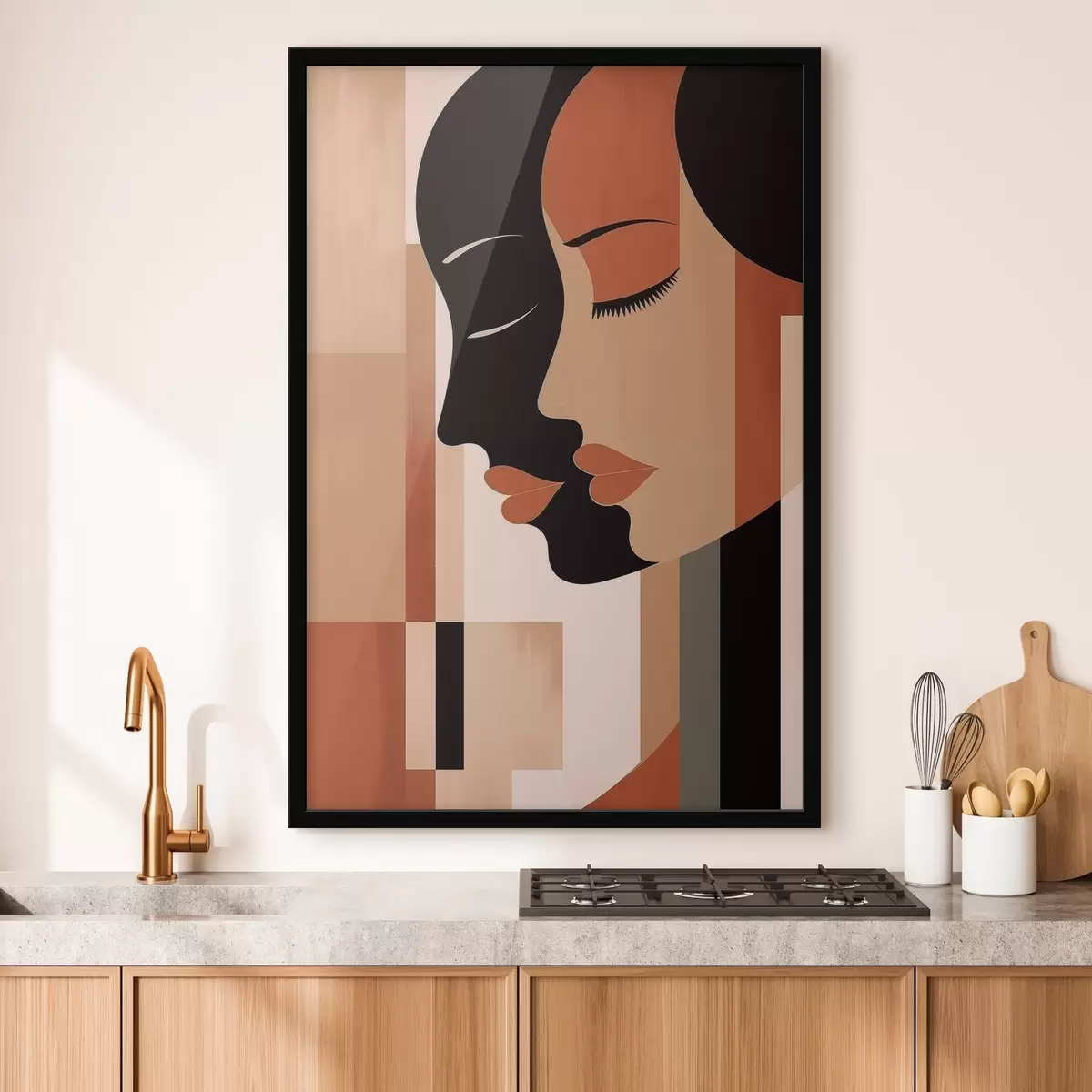 Plakat Abstrakcyjne twarze f46241