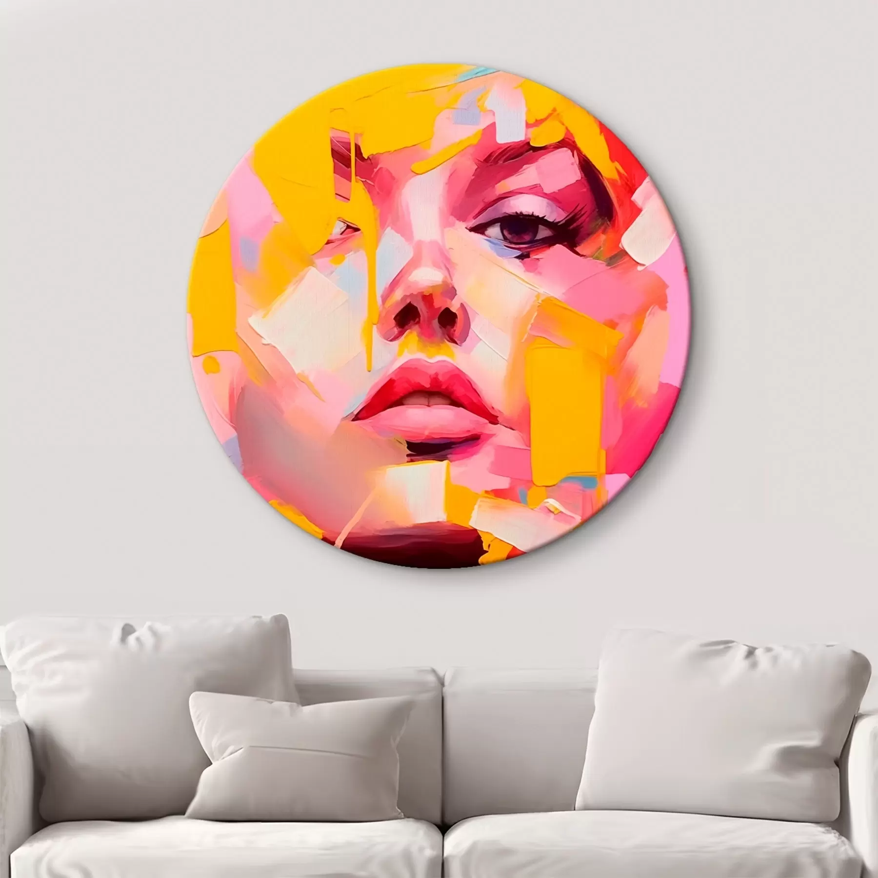 Obraz Abstrakcyjna twarz r46217