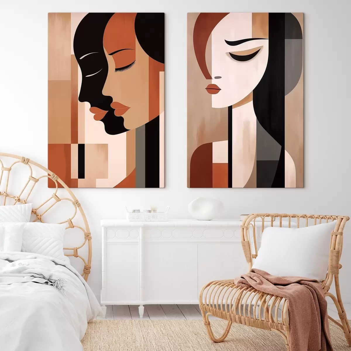 Obraz Abstrakcyjne twarze m00847 kup w Polsce - Uwalls.pl Obraz Abstrakcyjne twarze m00847