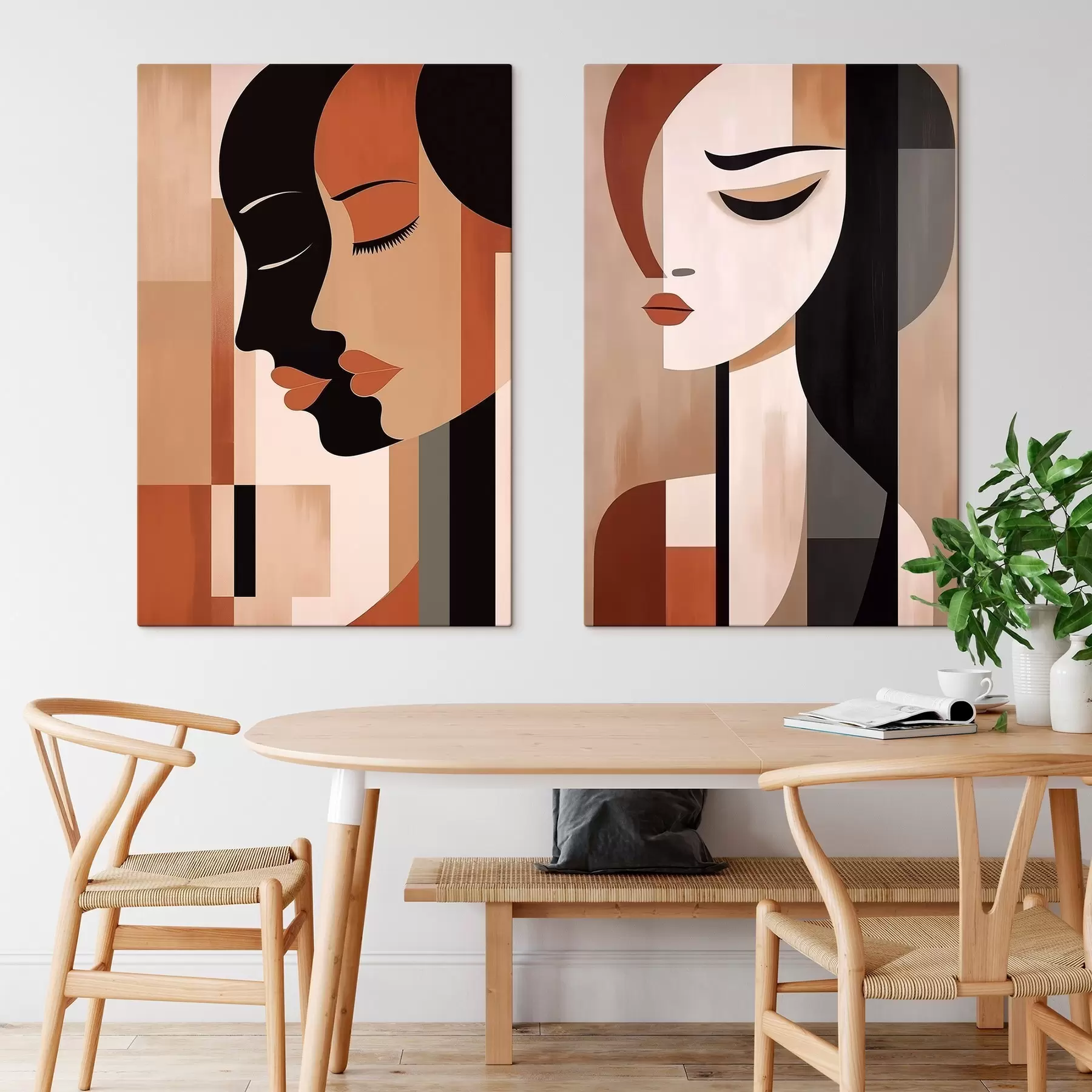 Obraz Abstrakcyjne twarze m00847