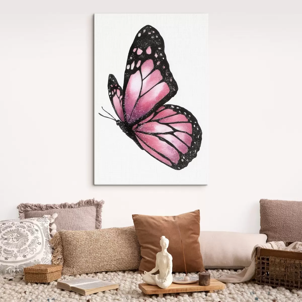 Obraz Luksusowy motyl, imitacja akwareli s46074