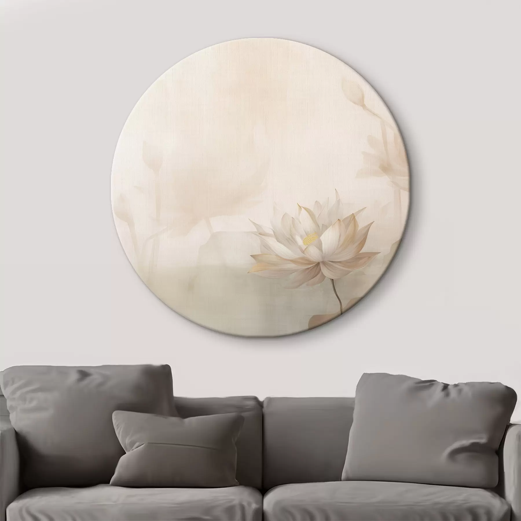 Obraz Kwiat lotosu na jasnym tle r46070