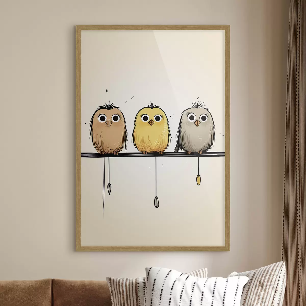 Plakat Śliczne pisklęta f46071