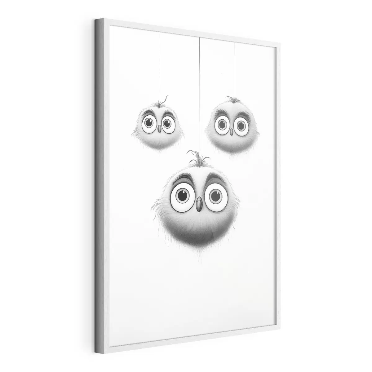 Plakat Trzy urocze ptaszki f46072