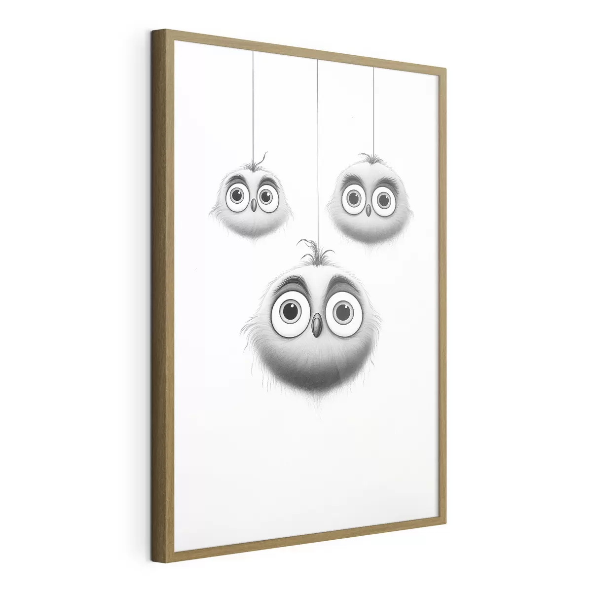 Plakat Trzy urocze ptaszki f46072