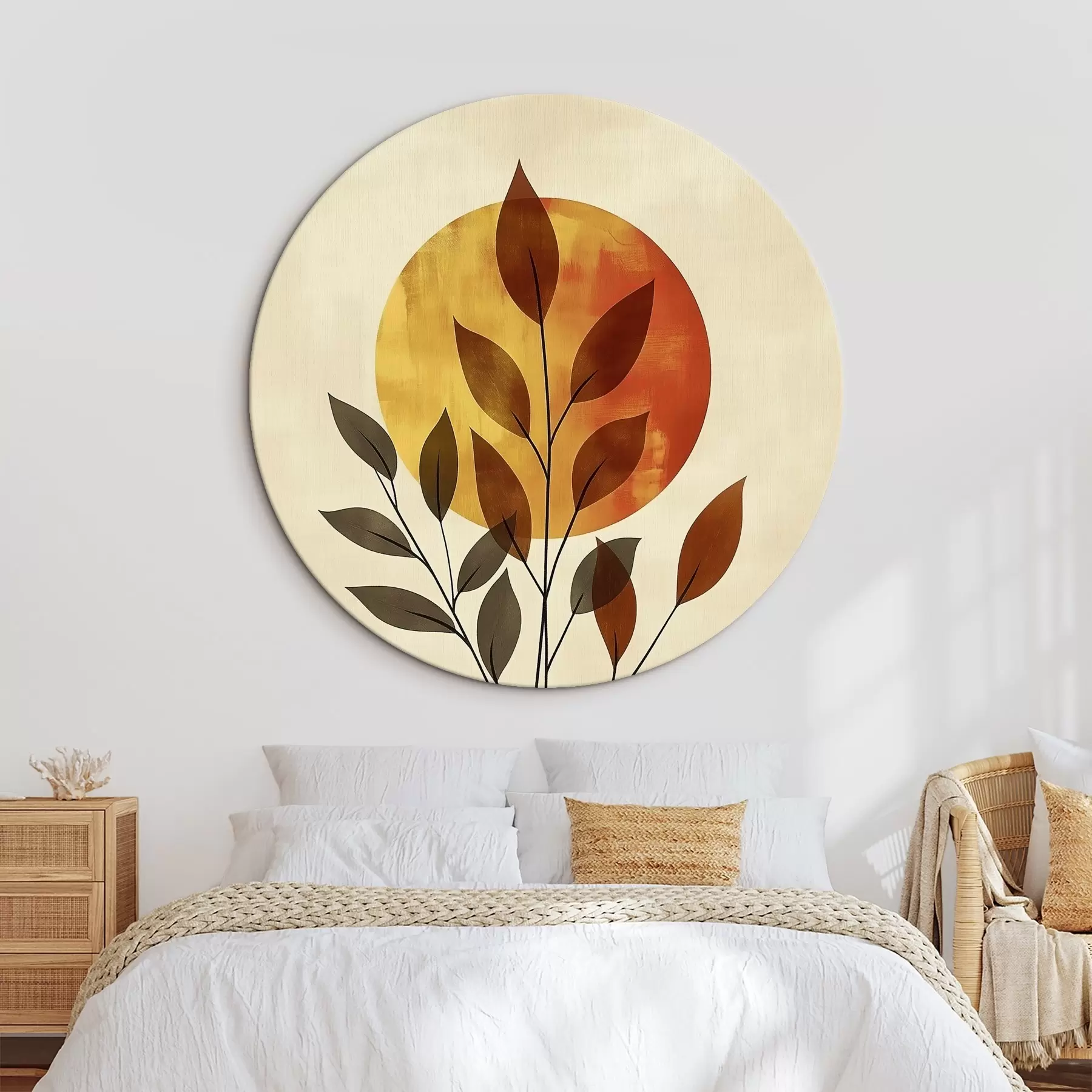 Obraz Gałąź z liśćmi r46132