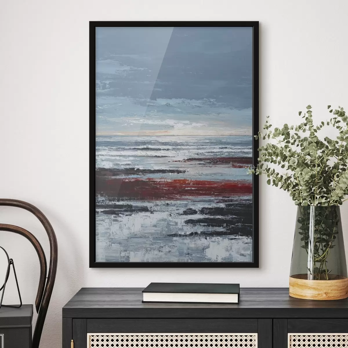 Plakat Abstrakcyjny horyzont f46131