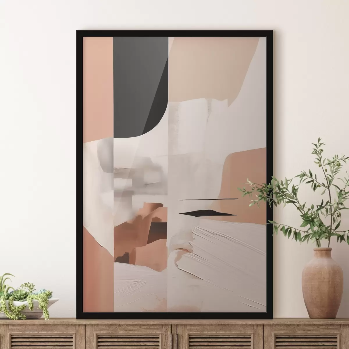 Plakat Skład abstrakcyjny f46133