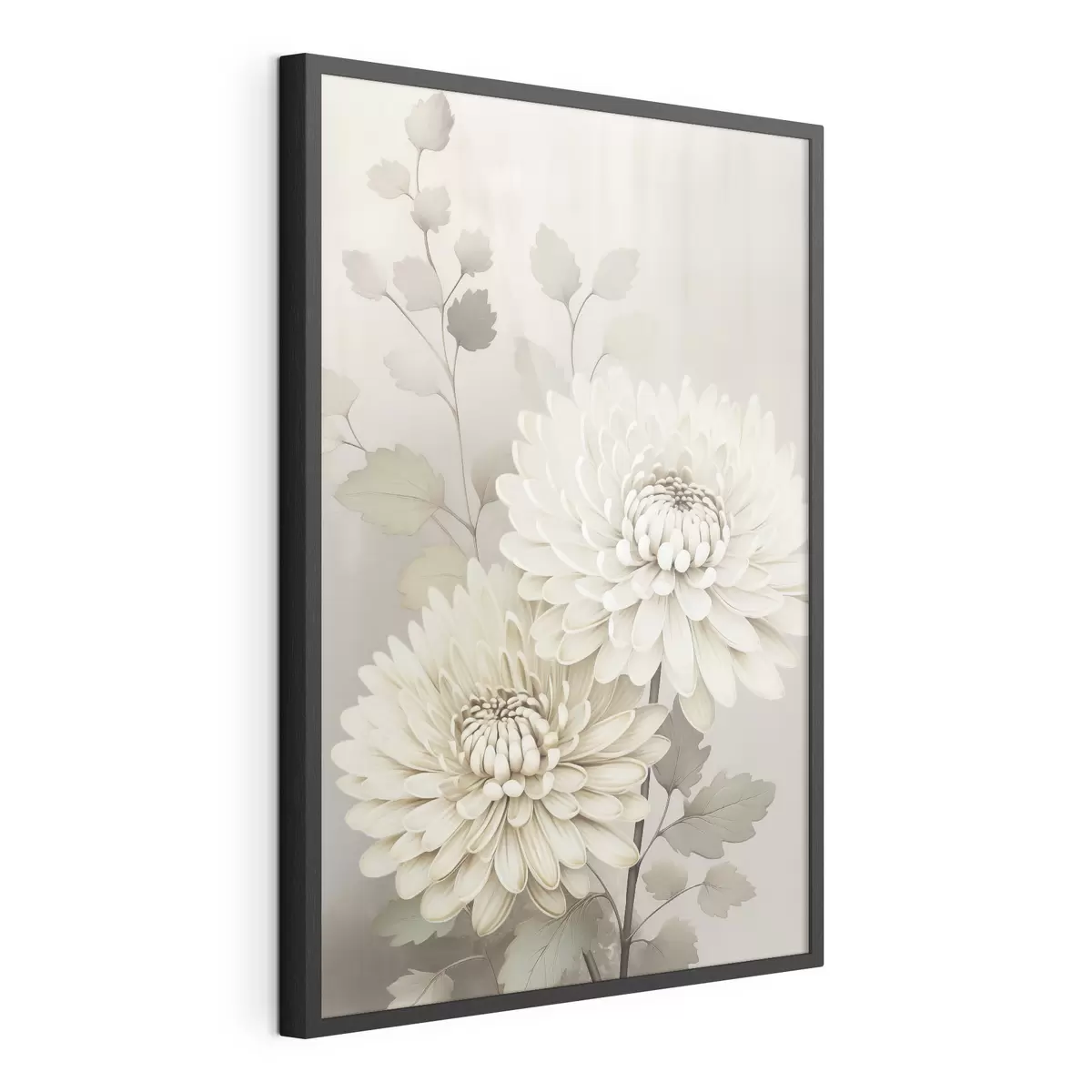 Plakat Abstrakcyjne chryzantemy f46257