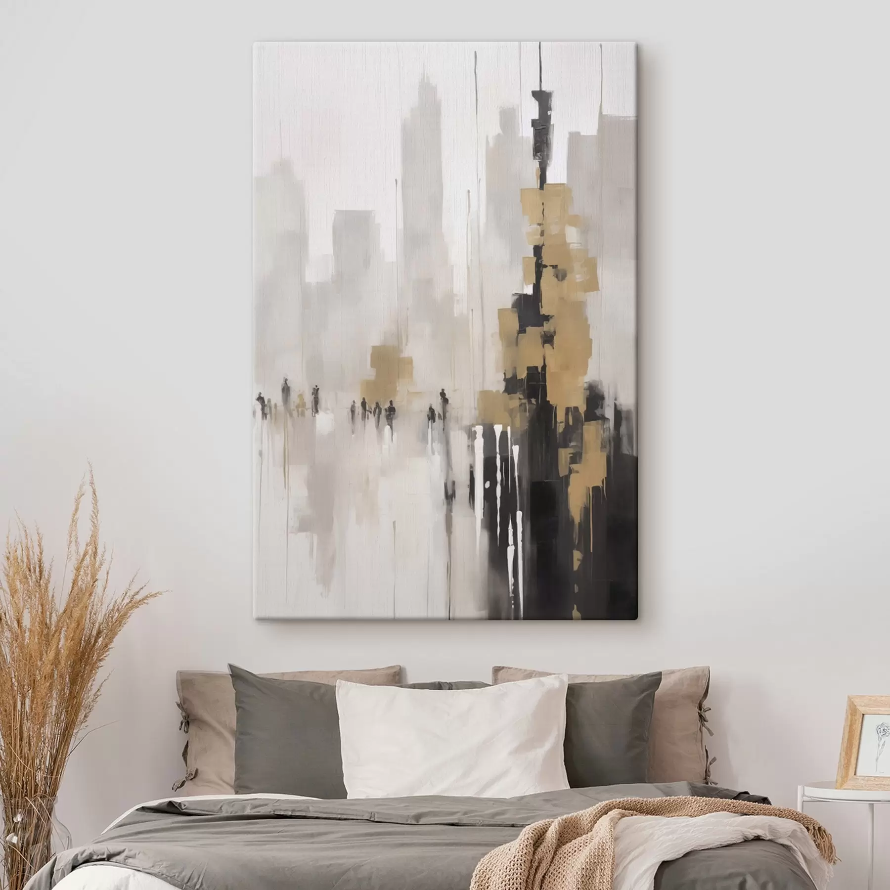 Obraz Abstrakcyjny pejzaż miejski s46305